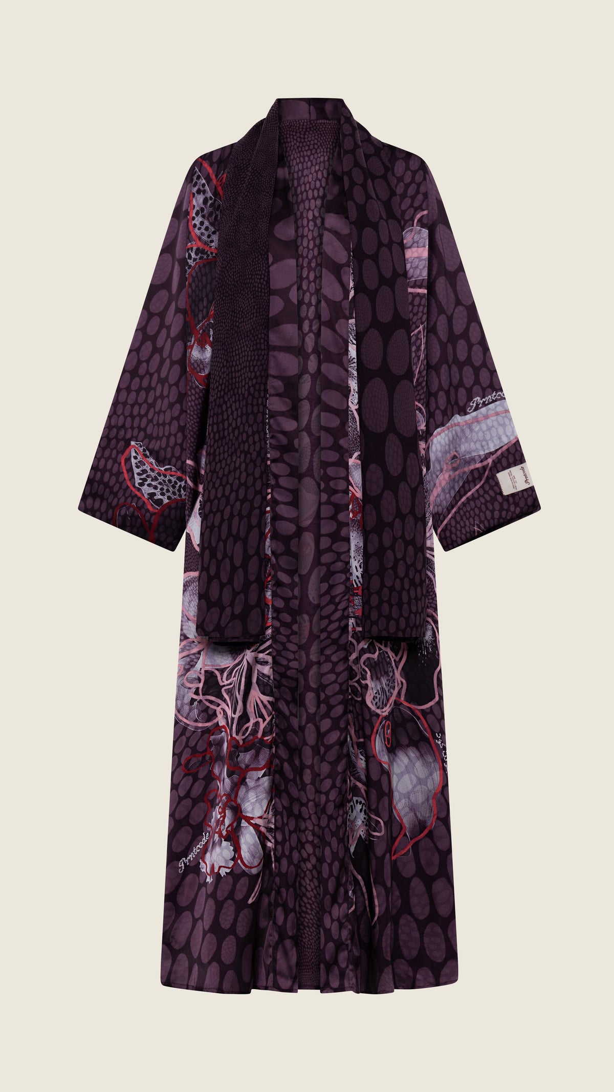 The Reversible Abaya in Polka Dots