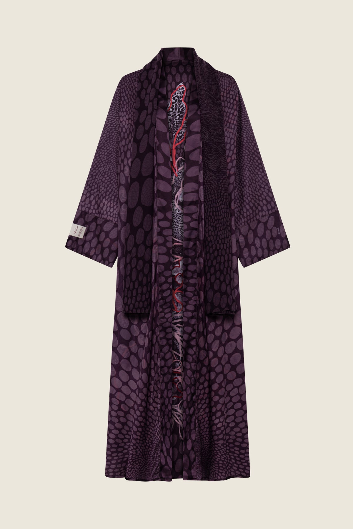 The Reversible Abaya in Polka Dots