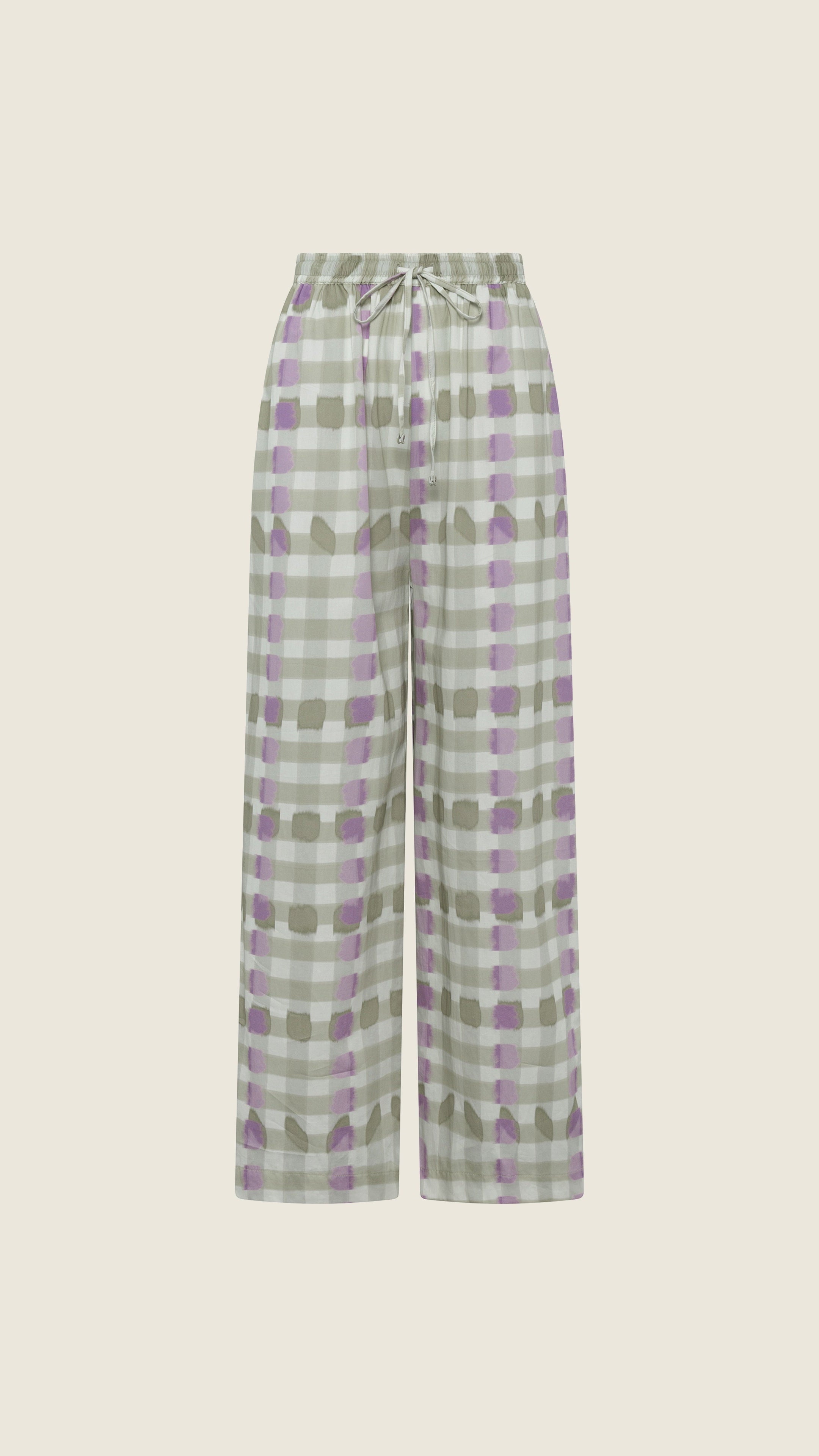 The Pants in Checkered Orchid