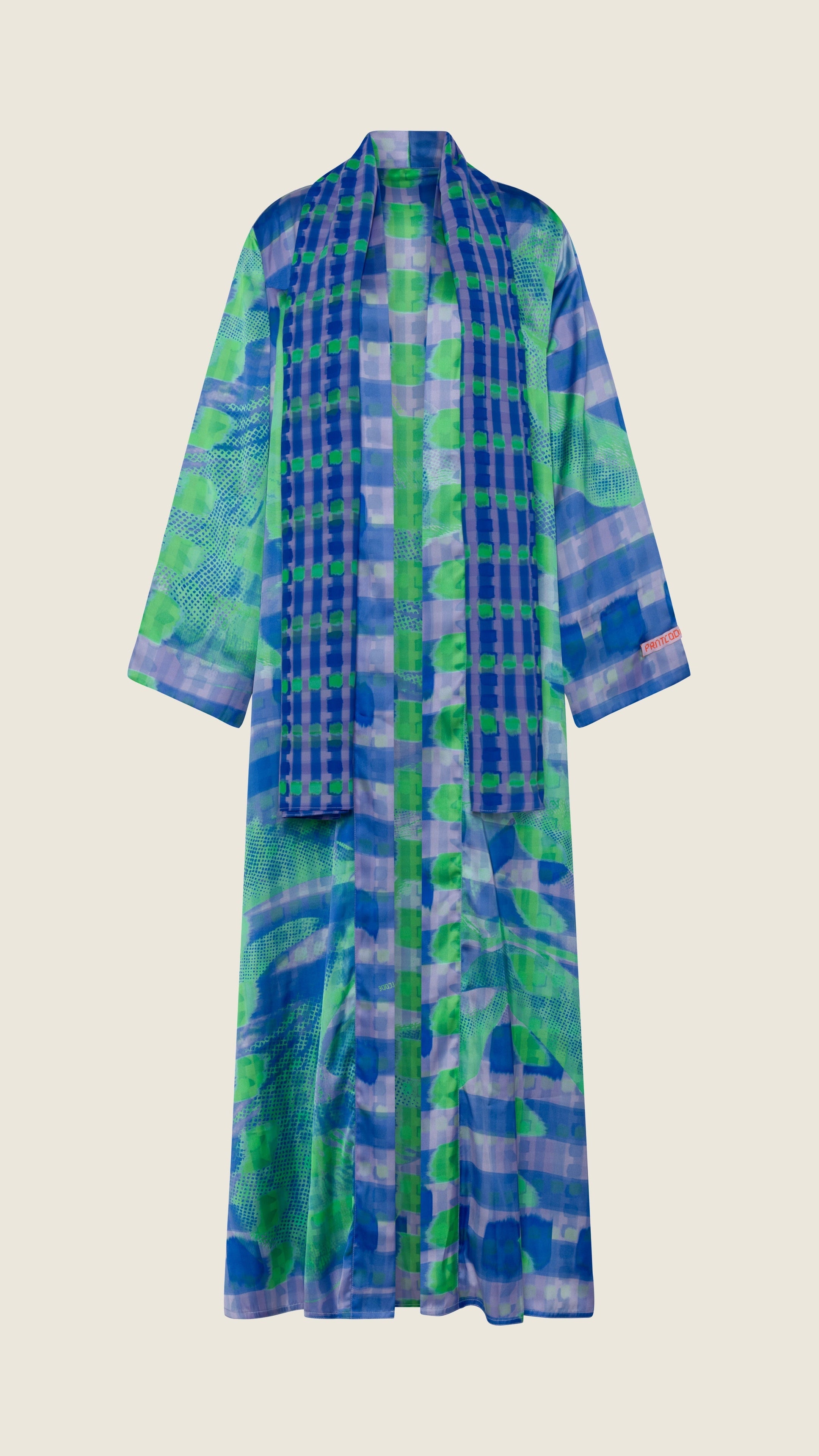 The Reversible Abaya in Checkered Orchid