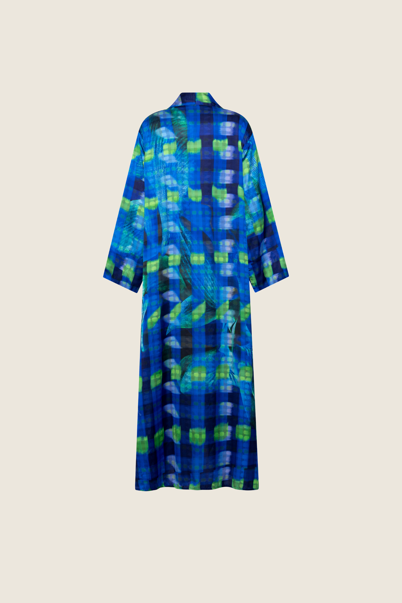 The Reversible Abaya in Checkered Orchid