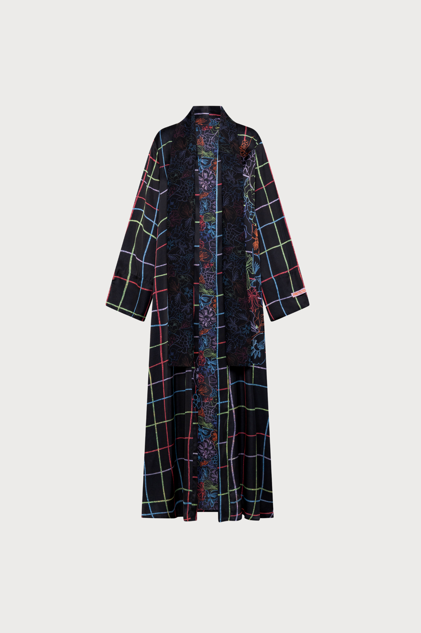 The Blooming Field Black - Reversible Abaya