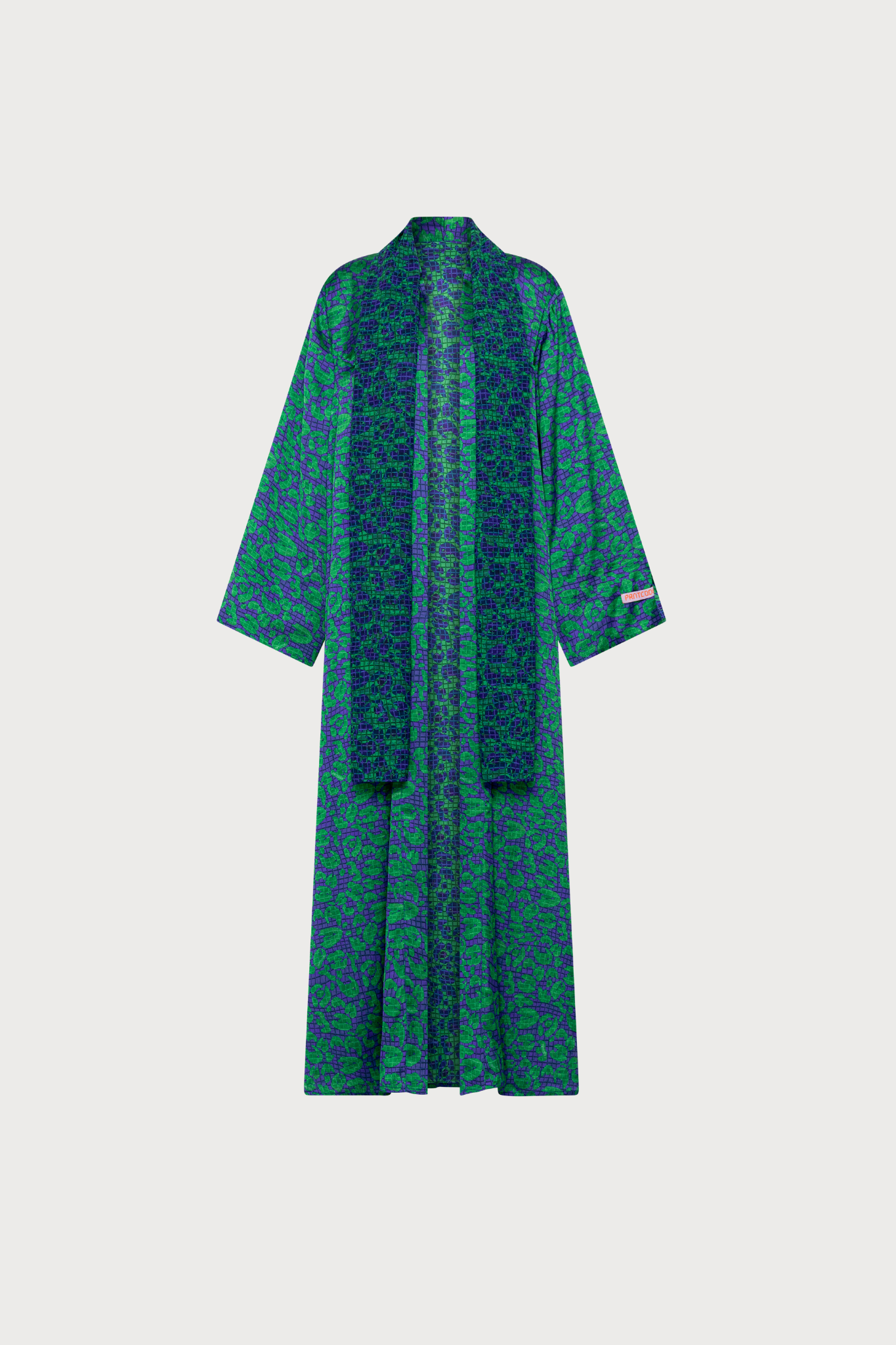 The Coded Cheetah Aqua - Reversible Abaya