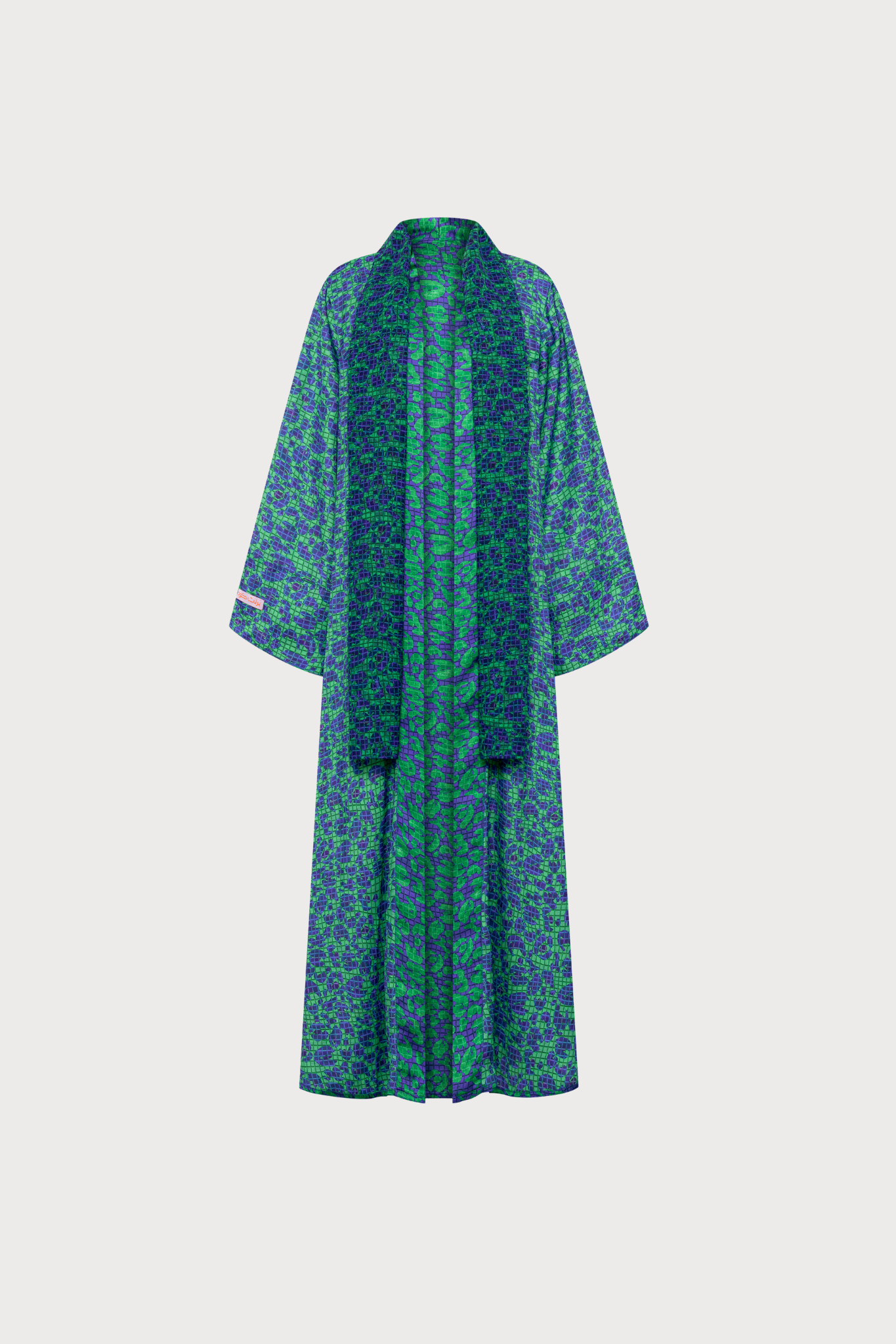 The Coded Cheetah Aqua - Reversible Abaya