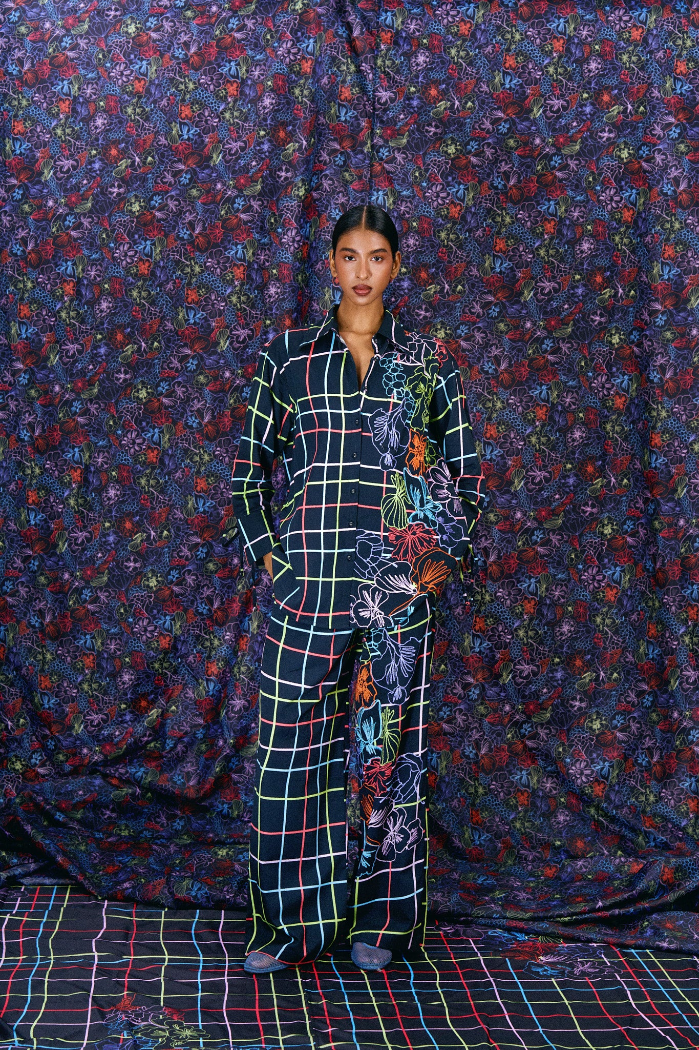 The Pants in Blooming Field