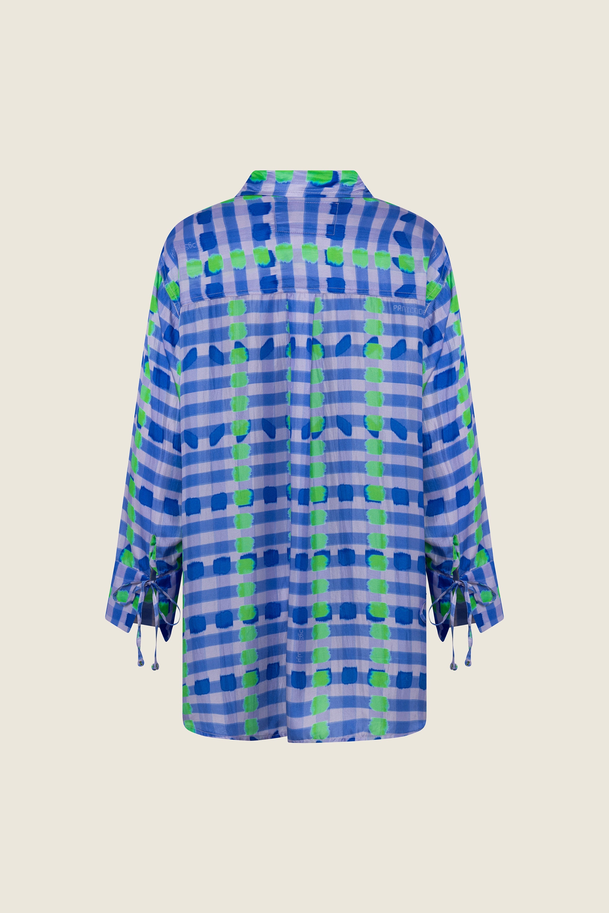 The Long Sleeve Top in Checkered Orchid
