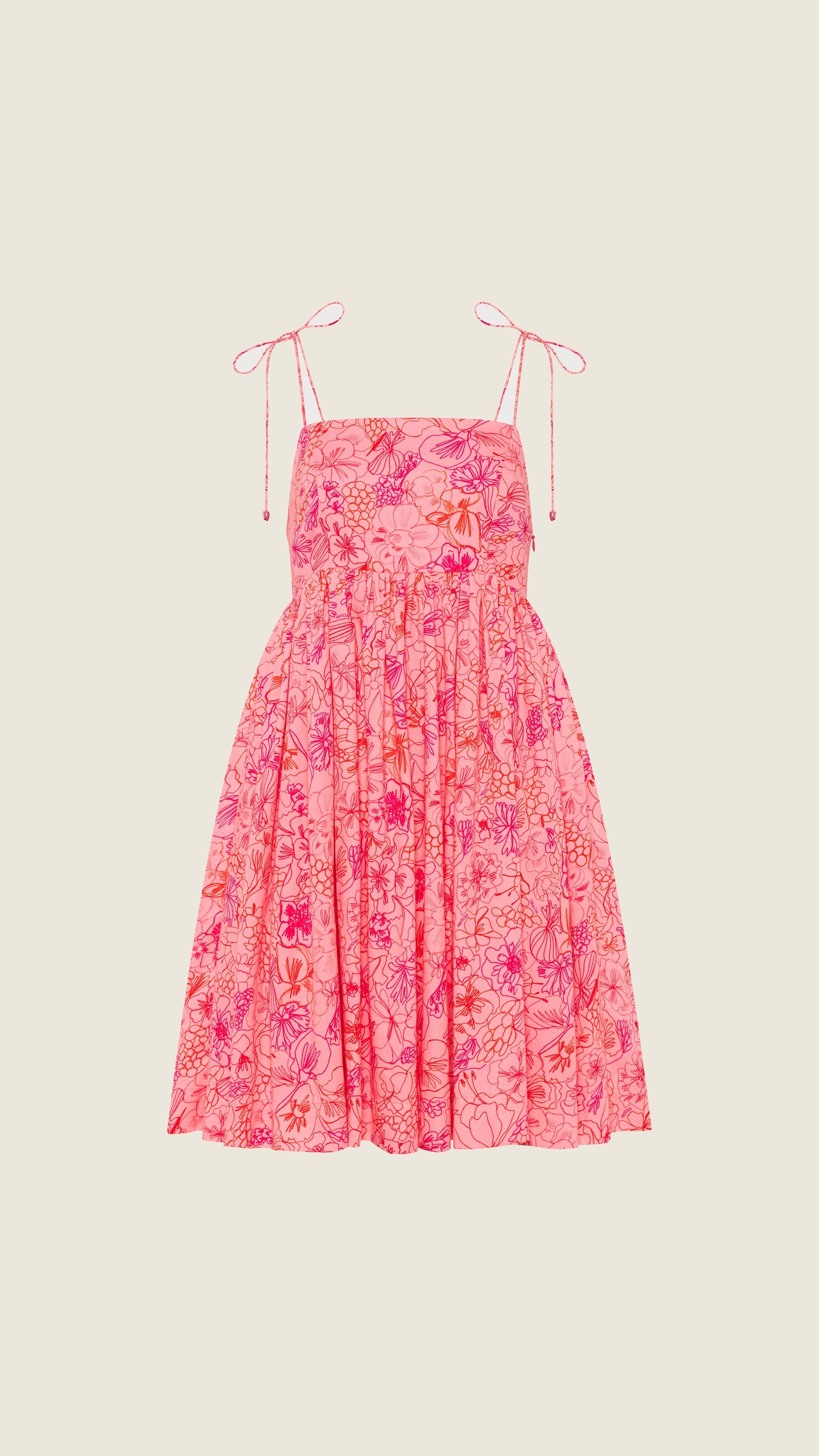 The Short Dress in Blooming Field