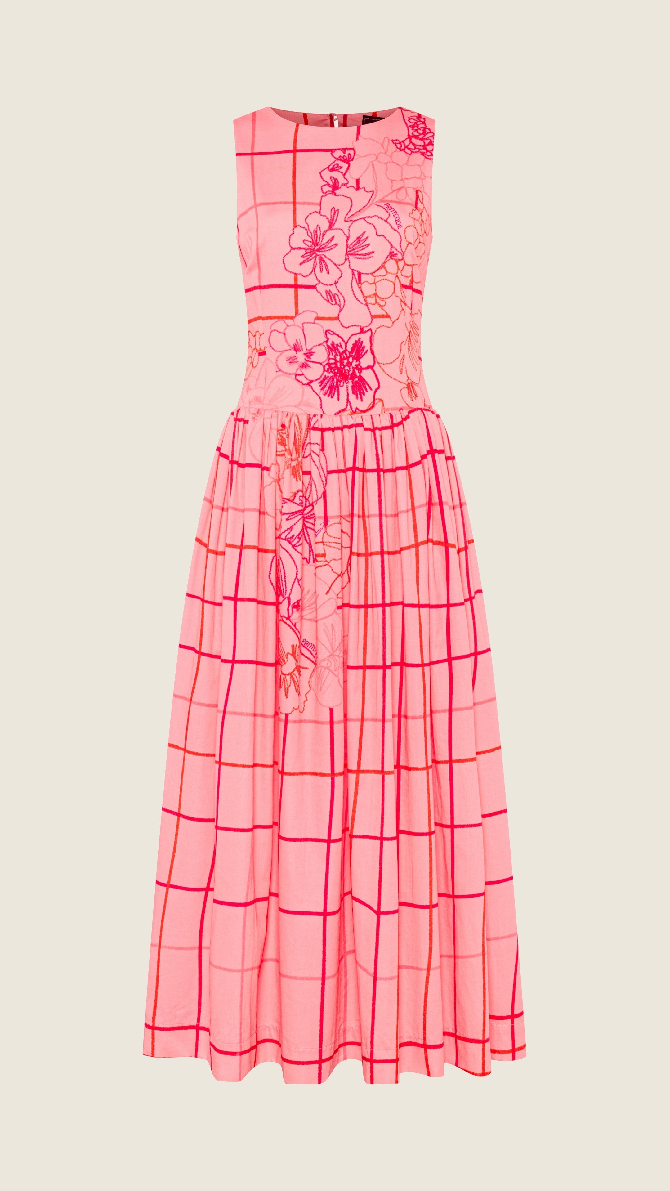 The Long Dress in Blooming Field