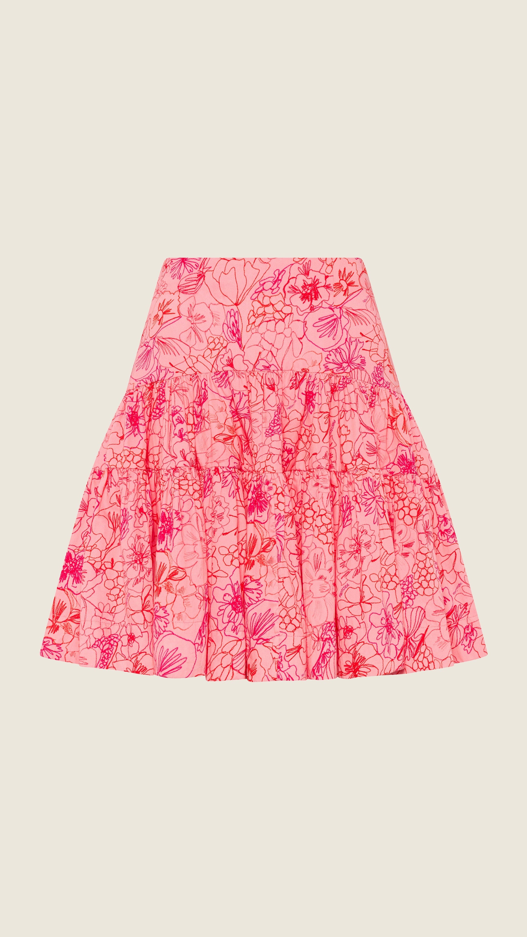 The Short Skirt in Blooming Field