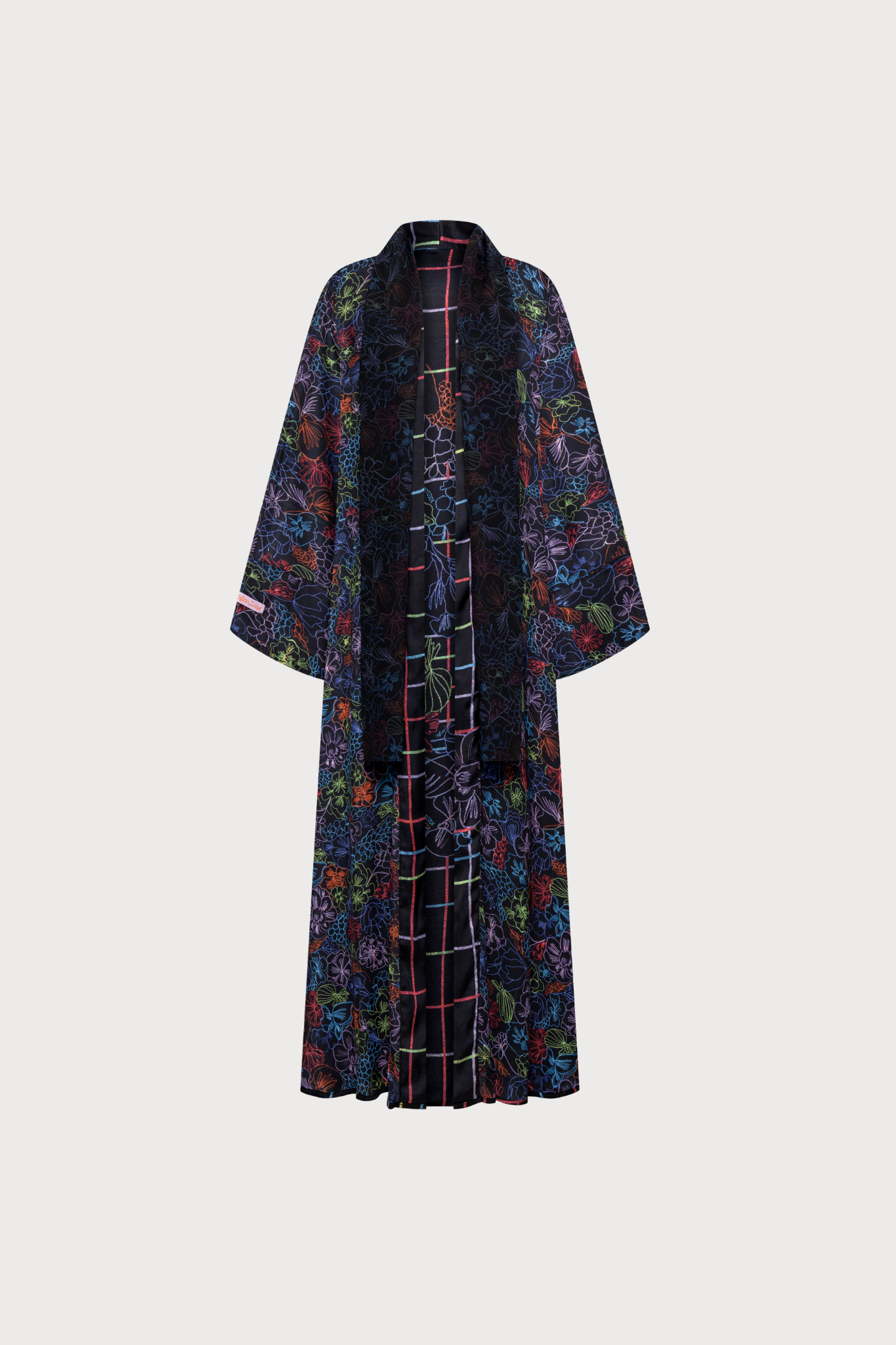 The Blooming Field Black - Reversible Abaya