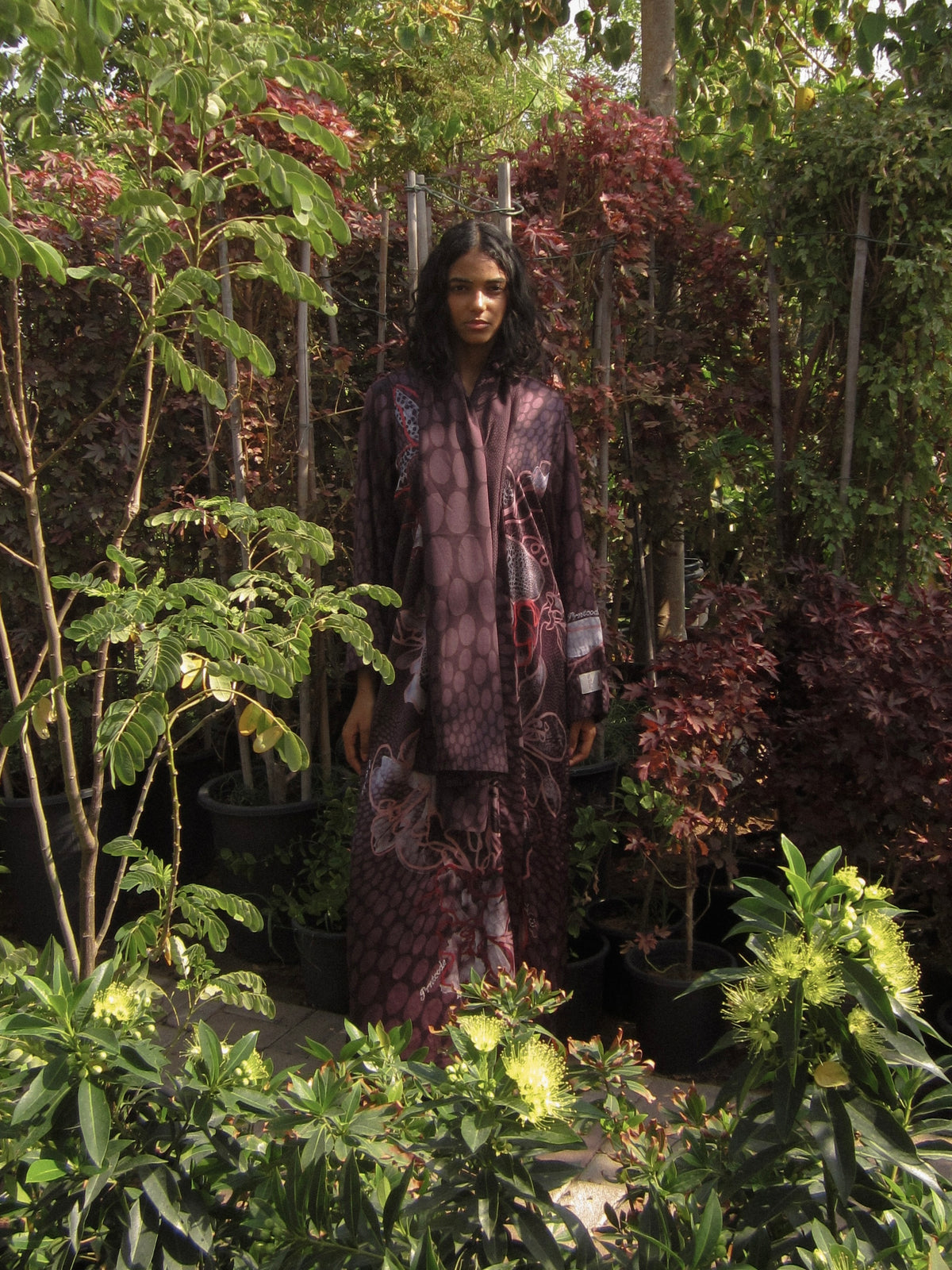 The Reversible Abaya in Polka Dots
