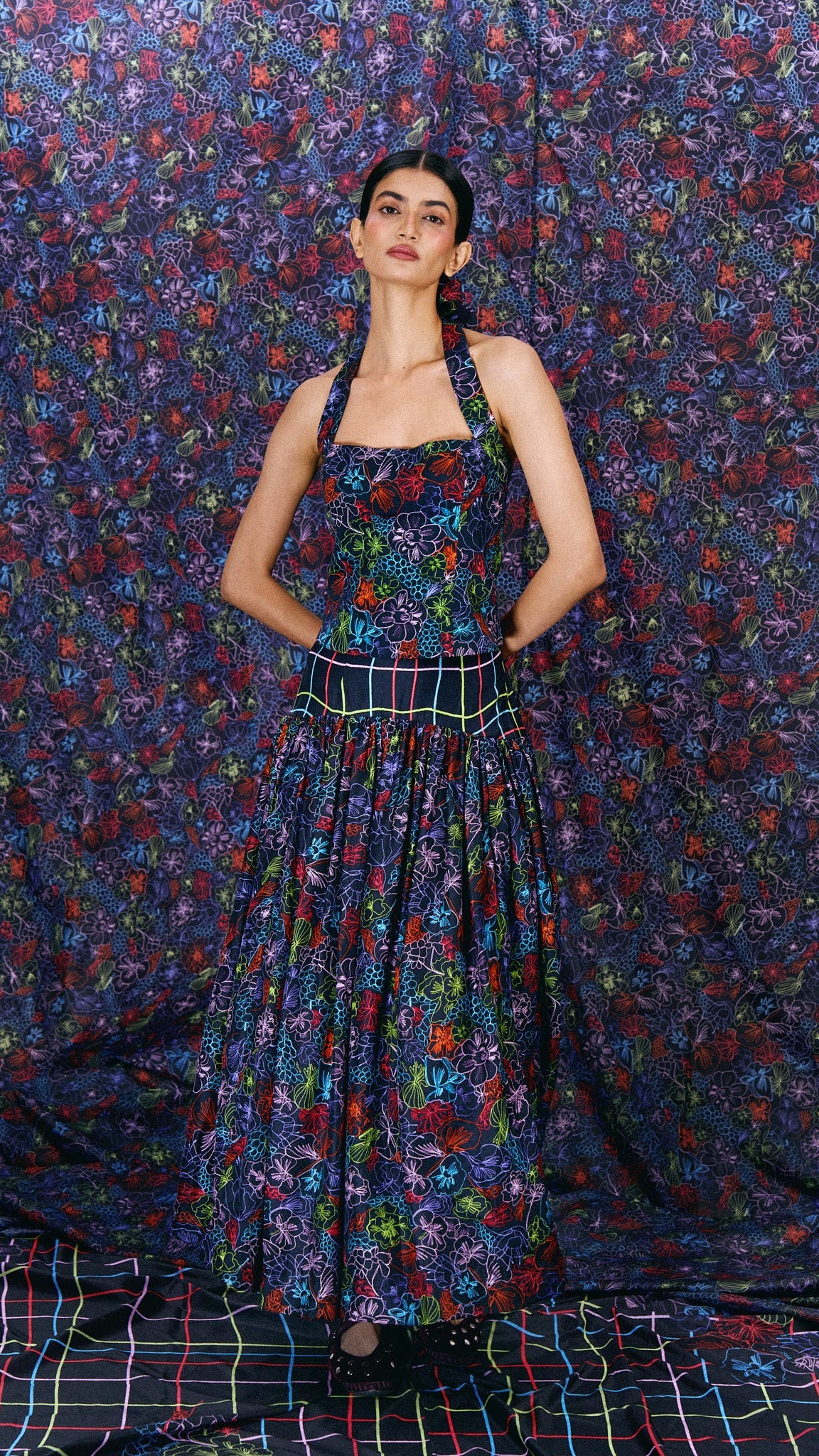 The Long Skirt in Blooming Field