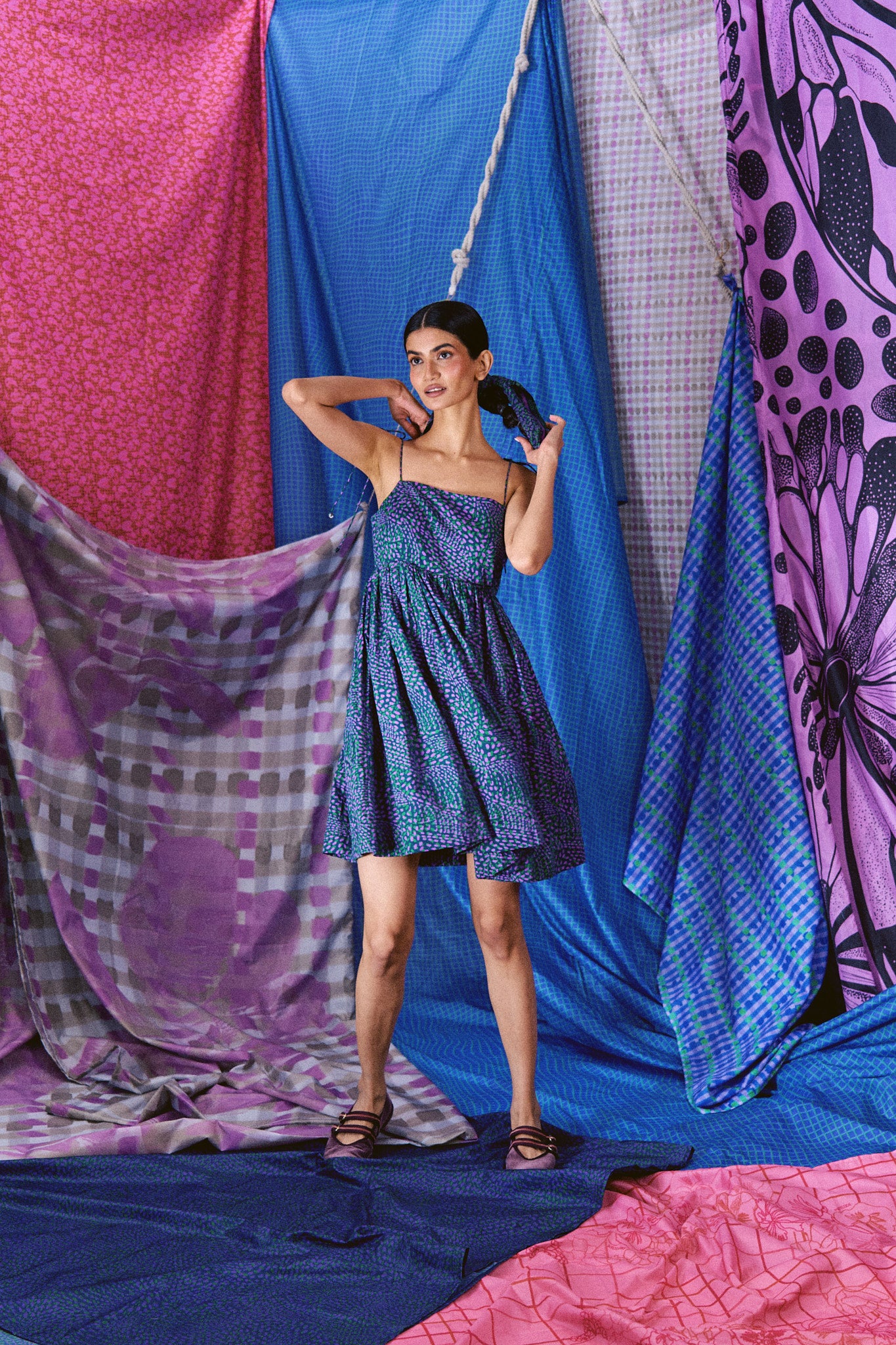 The Short Dress in Iconic Dots
