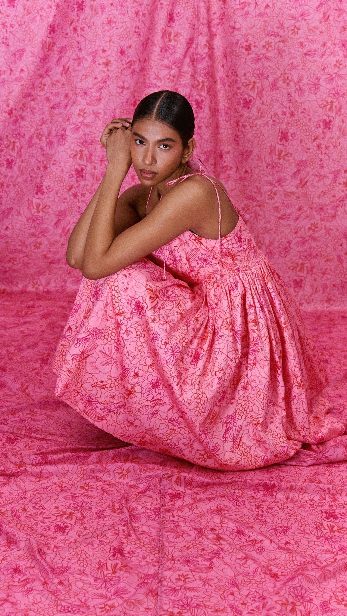 The Short Dress in Blooming Field
